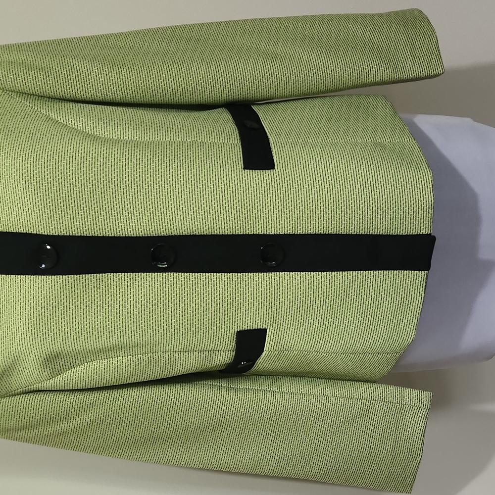 Kasper Separates - Lime Green/Black Fully Lined B… - image 3